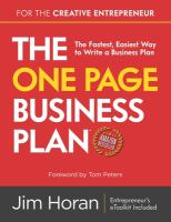 The_one_page_business_plan