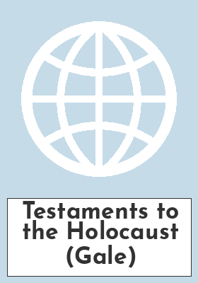 Testaments to the Holocaust (Gale)